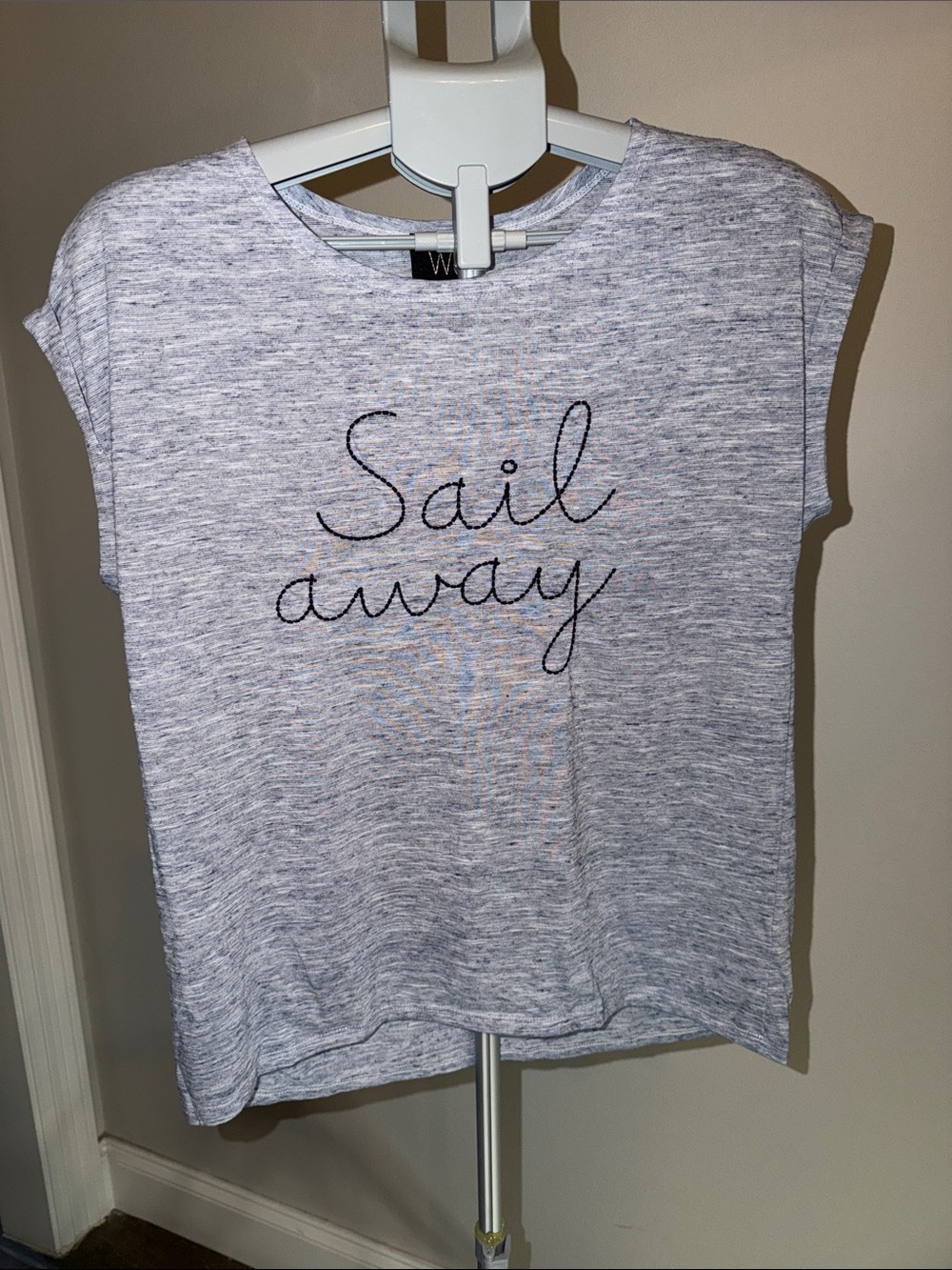 W5 Light Heather Gray 'Sail Away' Short Sleeve Tee